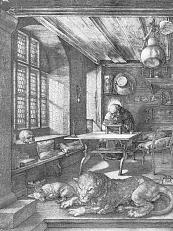 Albrecht Durer-St Jerome in his study