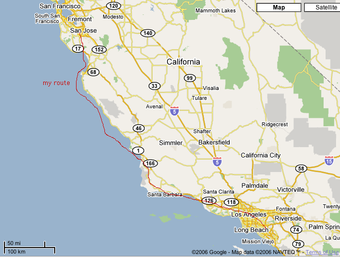 Southen California map