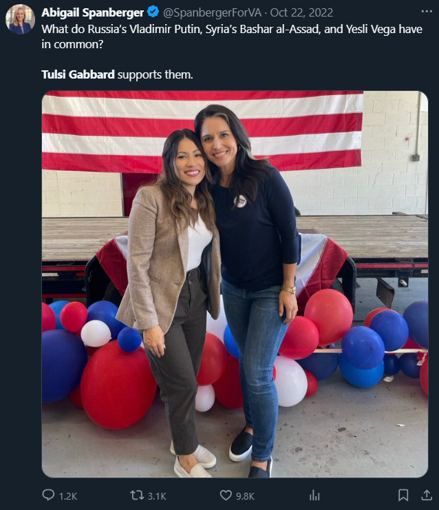 Abigail Spanberger Tulsi Gabbard 2022-10-22 PVSht