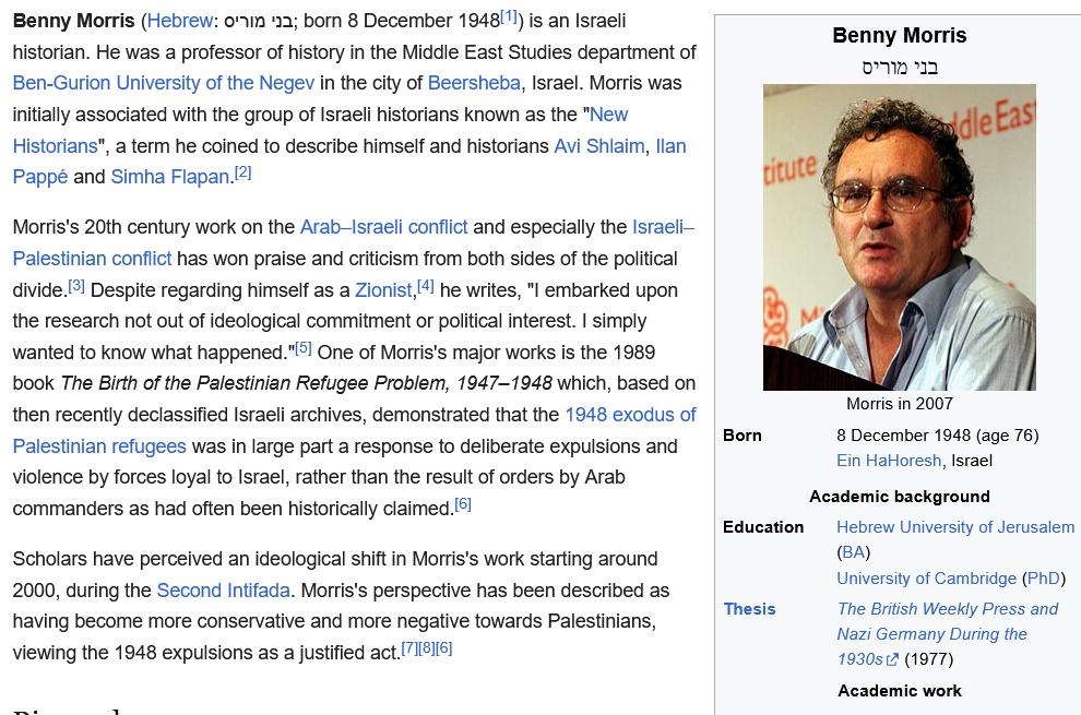 Benny Morris 2025-11-05 3101a