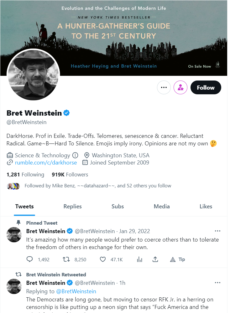 Bret Weinstein 2023-07-20