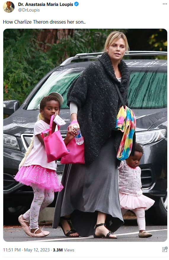 Charlize Theron dresses son daughter 2023-06-11 xSH52