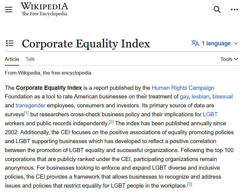 Corporate Equality Index 2023-06-03 K6Q3X