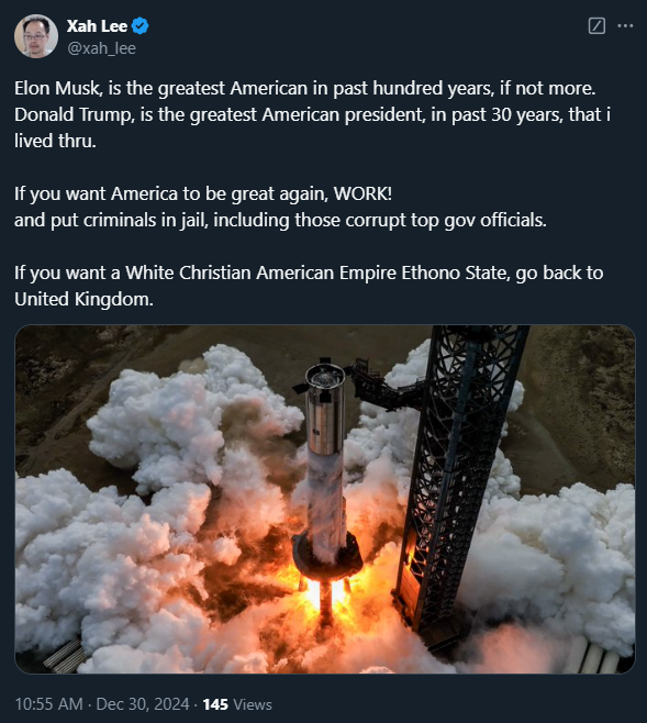 Elon Musk Donald Trump 2024-12-31 TzGqf