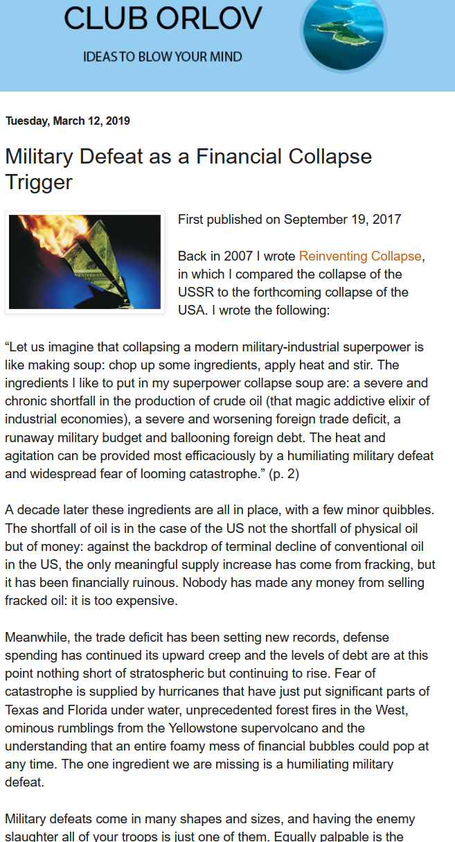Financial Collapse Dmitry Orlov Aka Cluborlov 2025-09-24