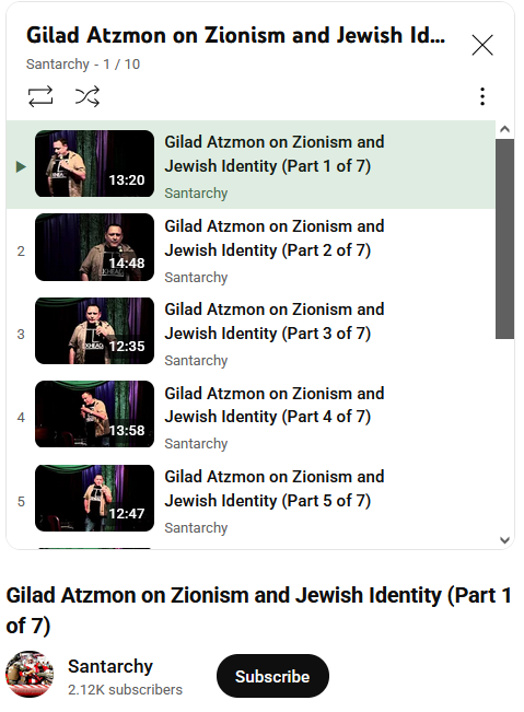 Gilad Atzmon on Zionism 2025-06-16 36bd3