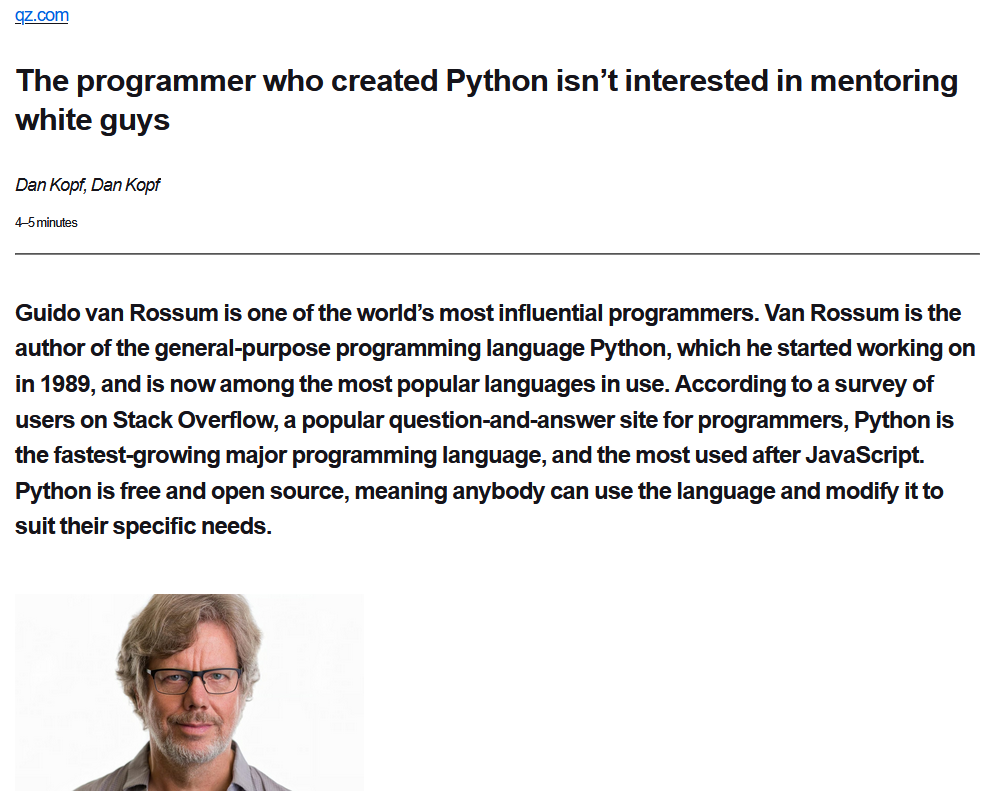 Guido van Rossum sjw Dan Kopf 2025-09-24 35bf7