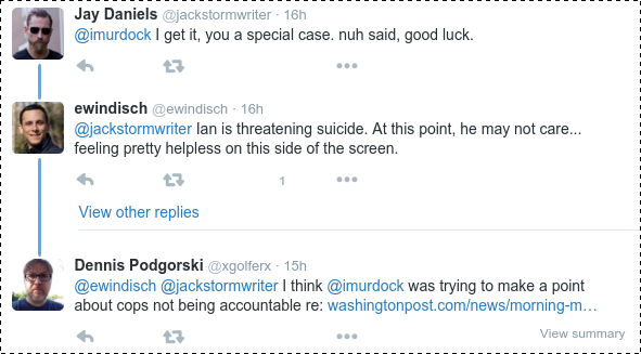 Ian Murdock  Jay Daniels jackstormwriter twitter 2 2015-12-30