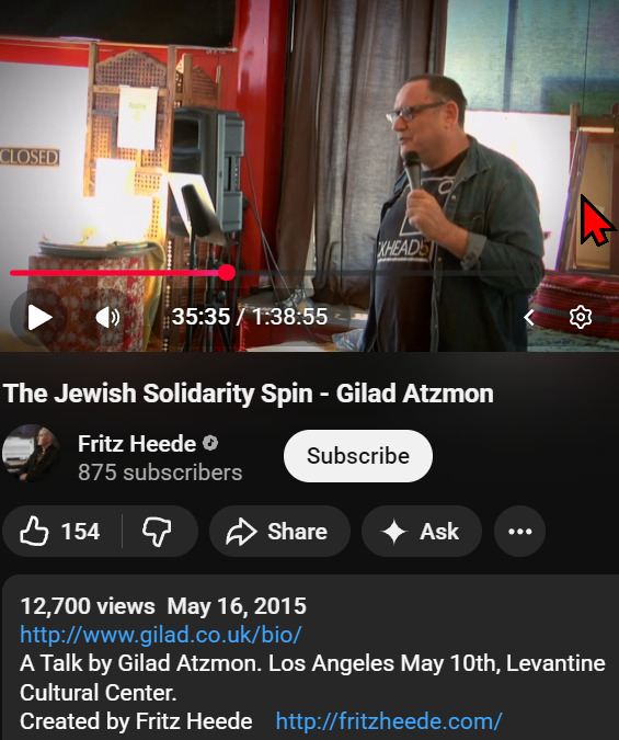 Jewish Solidarity Spin by Gilad Atzmon 34b8b