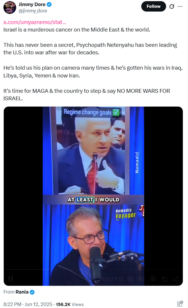 Jimmy Dore on Israel 2025-06-15 1ae8b