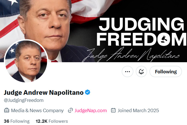 Judge Andrew Napolitano 2025-08-30 1dcf8