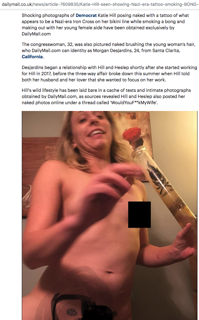 Katie Hill Congresswoman naked 2019-10-25 f2qyx. 