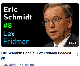 Lex Fridman Eric Schmidt 2024-08-20 28nvM