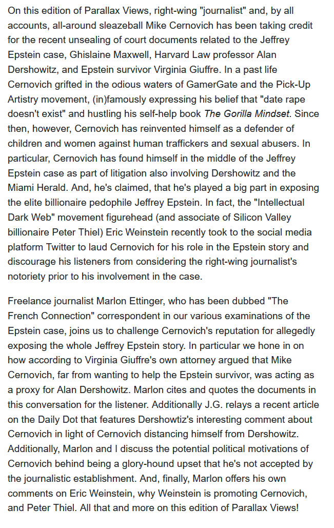 Mike Cernovich Epstein 2025-02-28 fktBg