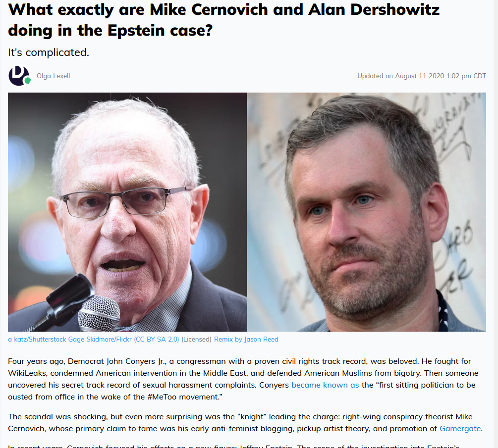 Mike Cernovich and Alan Dershowitz Epstein 2025-02-28 1e8b4