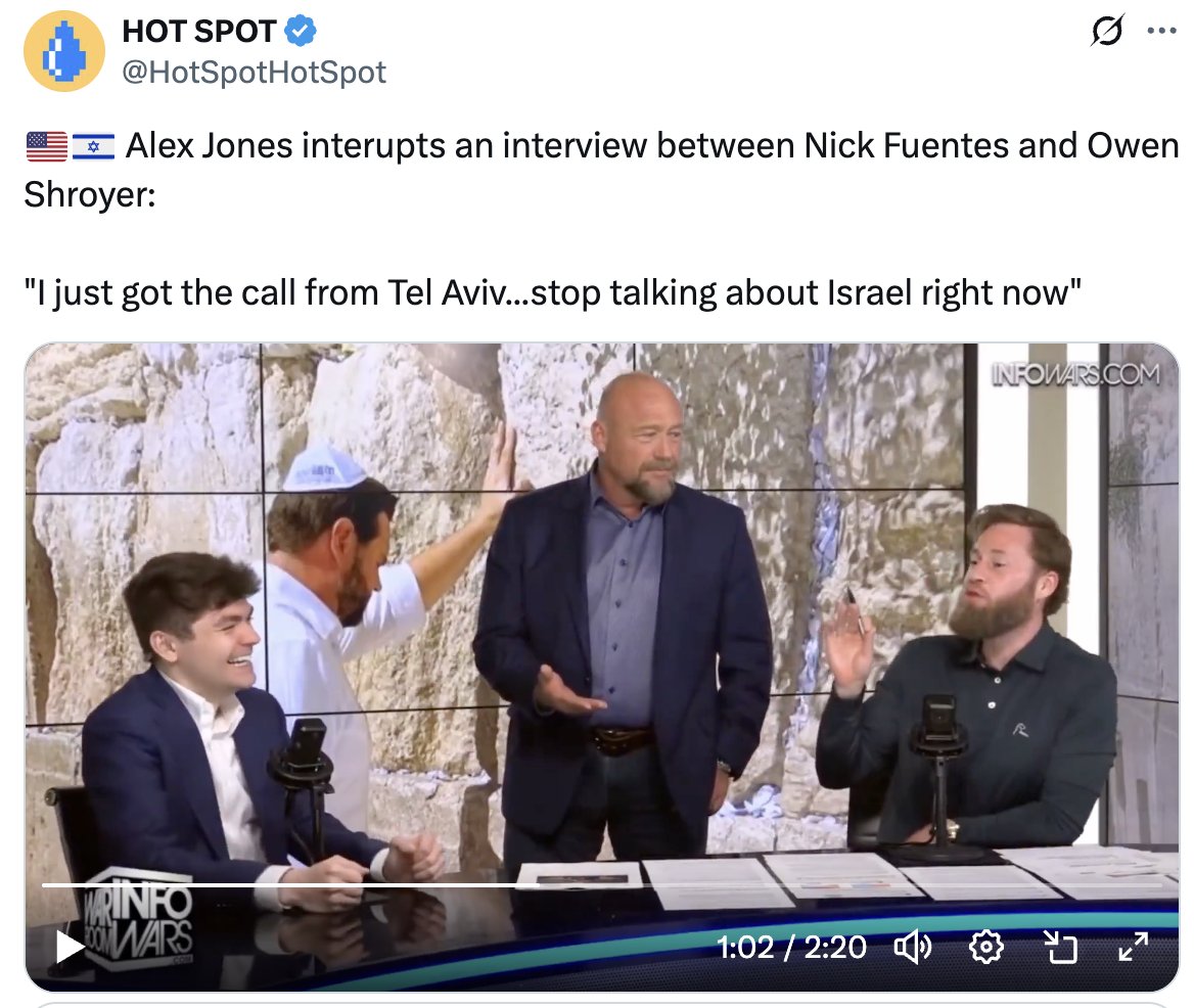 Nick Fuentes  Alex Jones  Owen Shroyer 2025-09-03