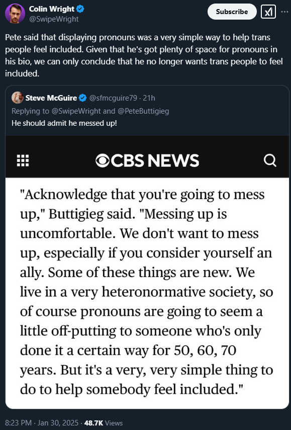 Pete Buttigieg pronoun 2025-01-31 175900
