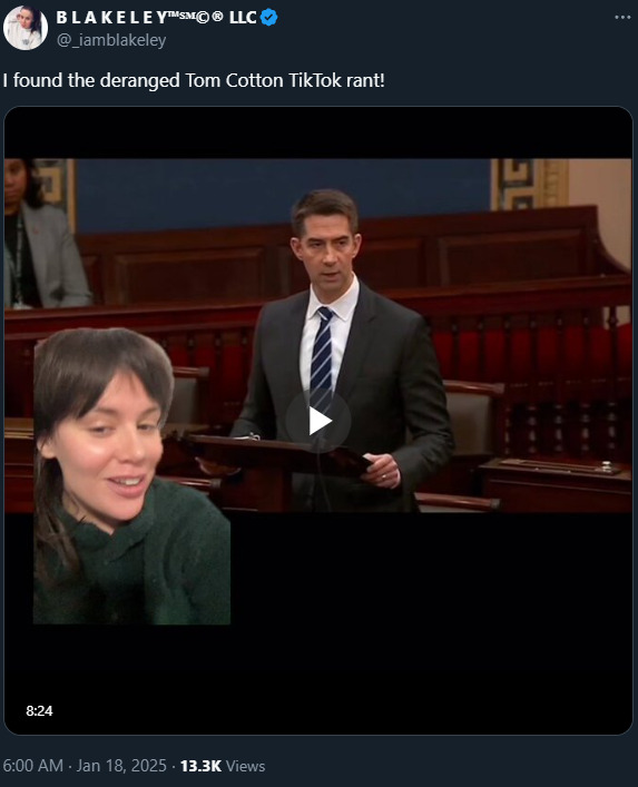 Tom Cotton Israel China 2025-01-18 150517
