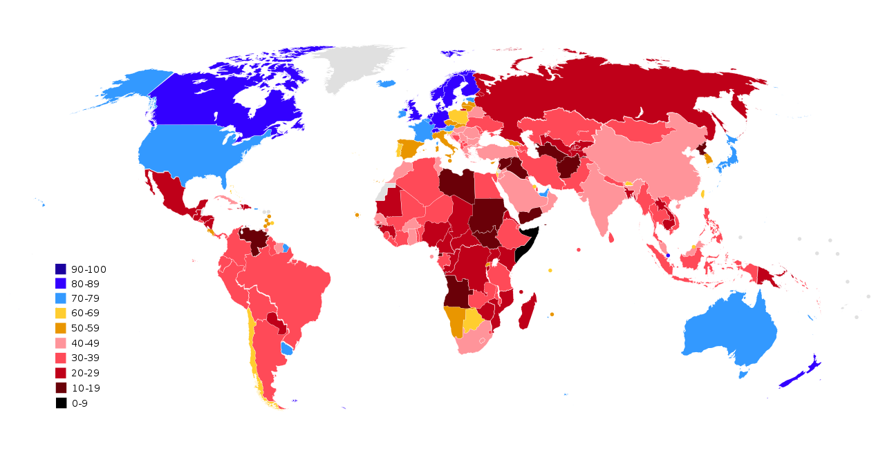 corruption world map 2017 43a12