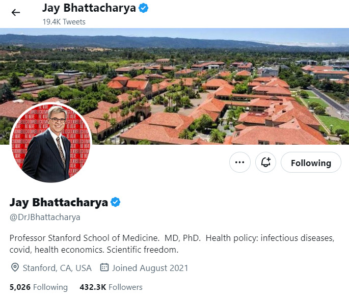 dr Jay Bhattacharya 2023-05-21