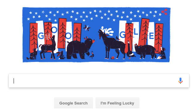 google july 4th doodle 2017