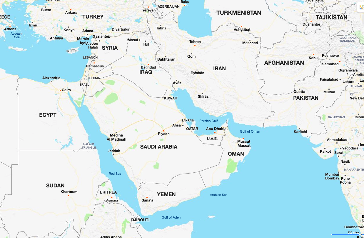 middle east map 2019-09-15 482hk