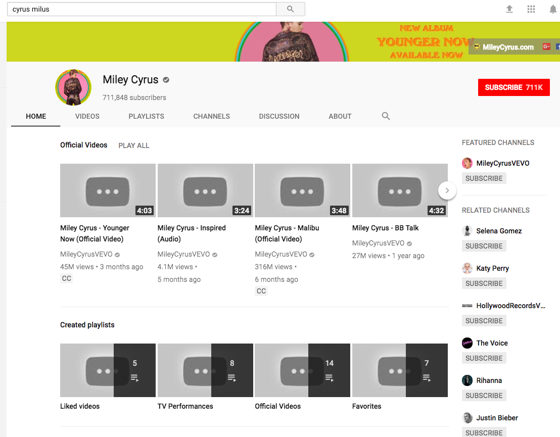 miley cyrus youtube censored 2017 11 23