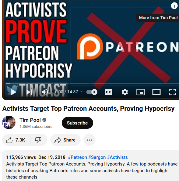 patreon ban sargon hch2b