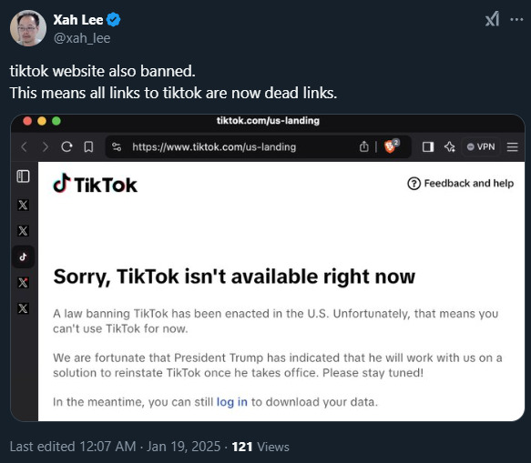 tiktok is banned 2025-01-19 112210