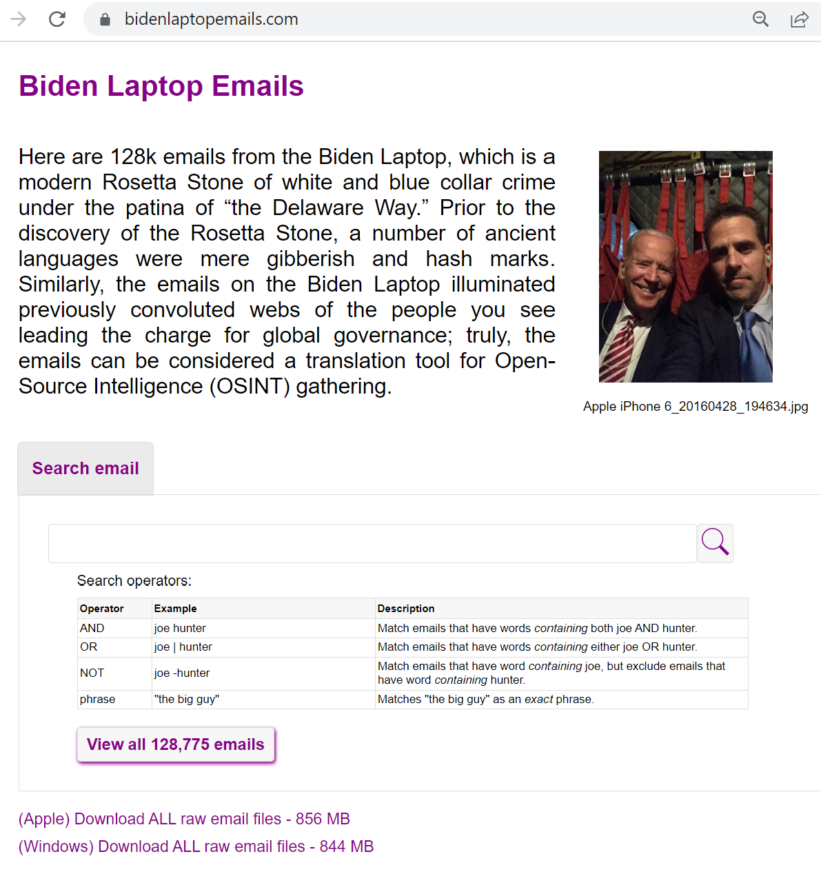biden laptop emails 2023-06-01