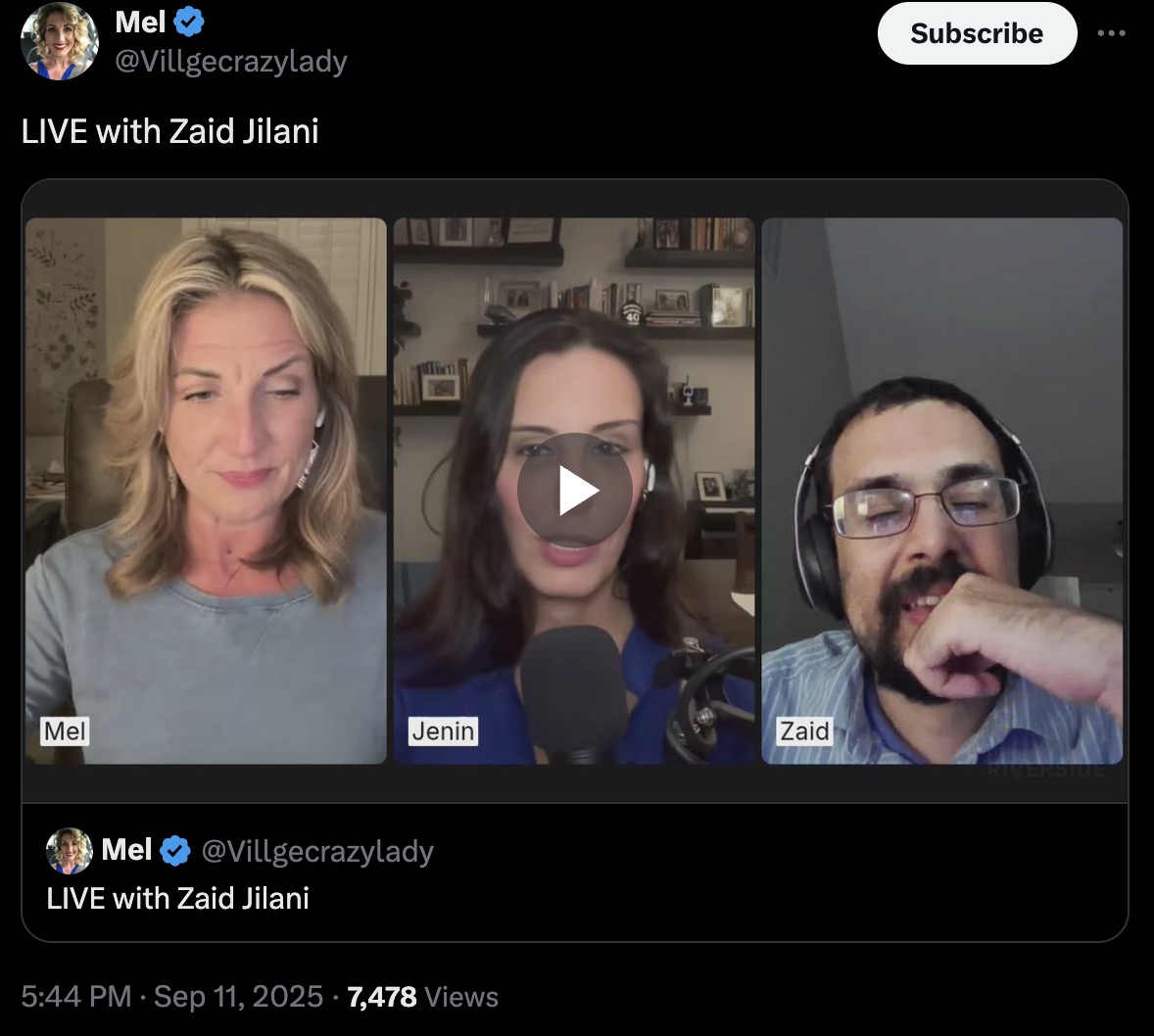 mel Villgecrazylady 2025-09-11