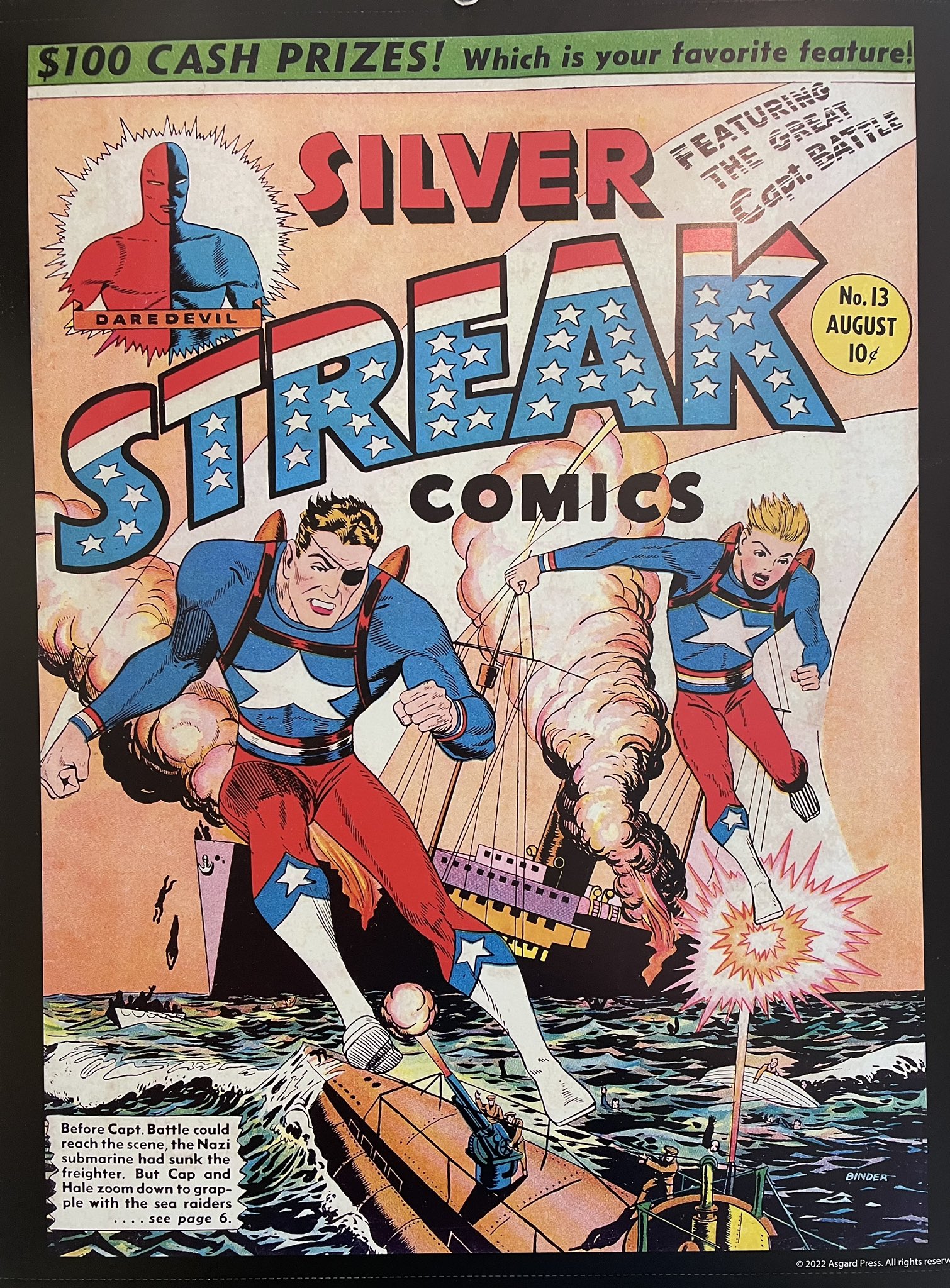 Silver Streak comics cover 2023-07-05 zhmX