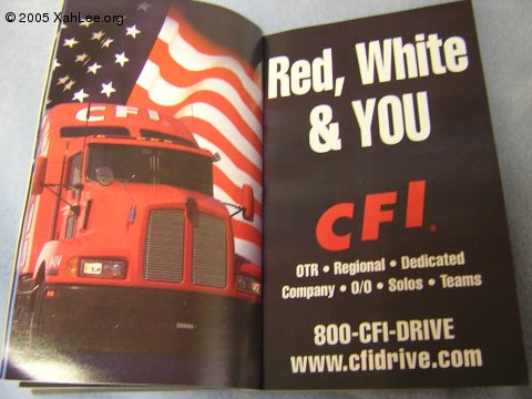 US flag themed CFI ad