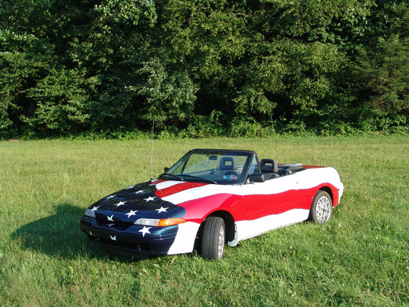 flag car