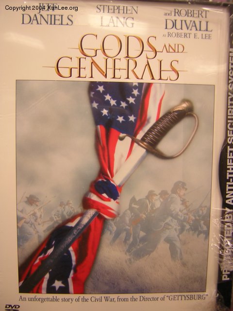 Gods N Generals, DVD cover
