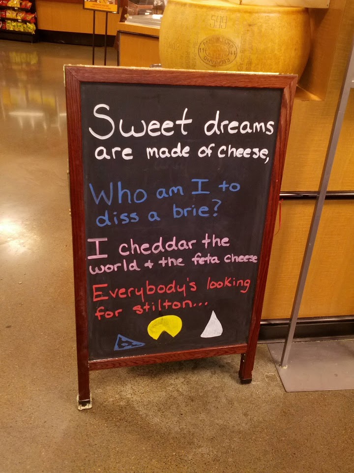 sweet dreams are made of cheese