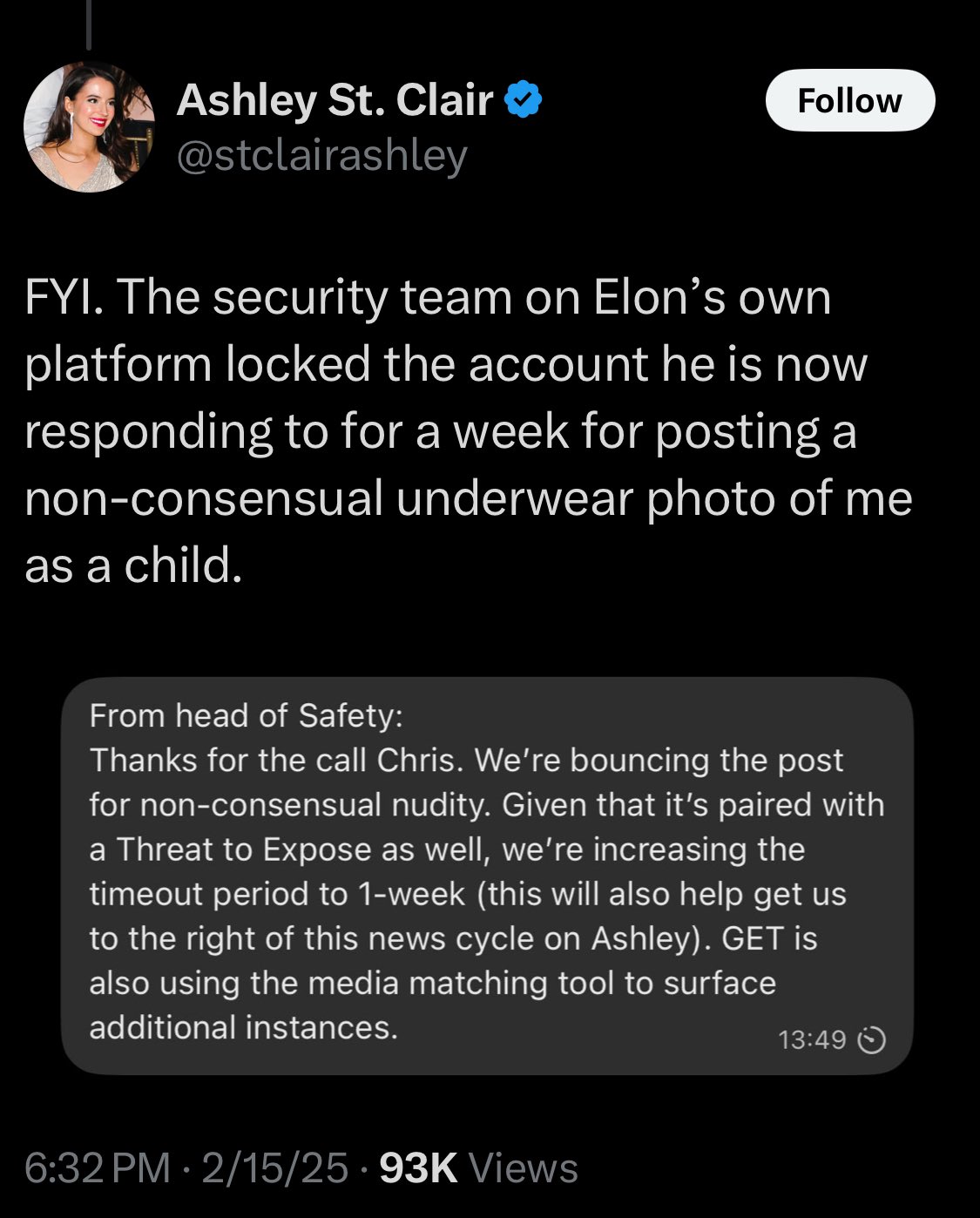 Ashley St Clair Elon Musk 2025-02-16 bfrfT