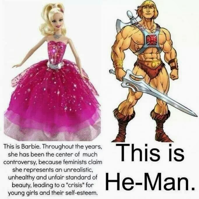 barbie vs he-man