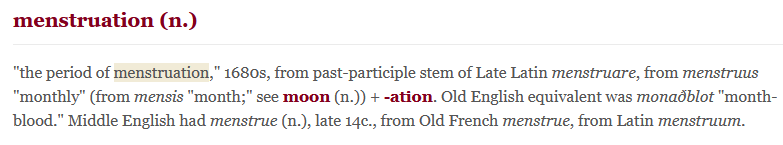 etymology of menstruation 2024-12-10 092958