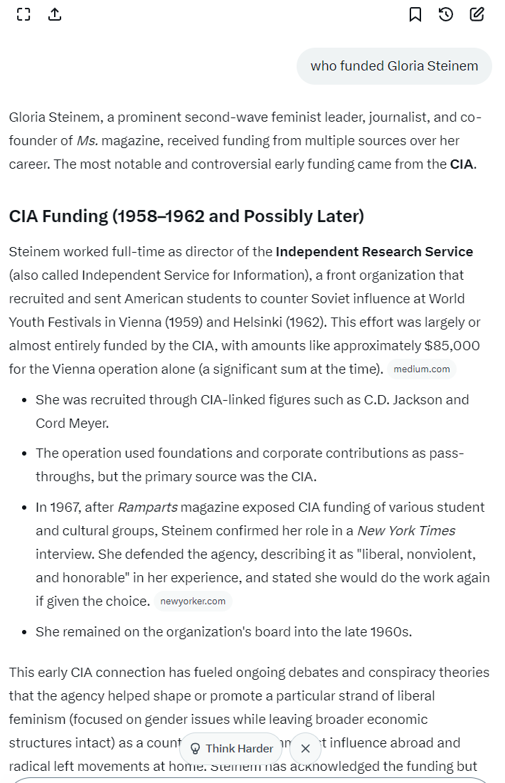 feminism who funds gloria steinem 2026-04-03 25fdf