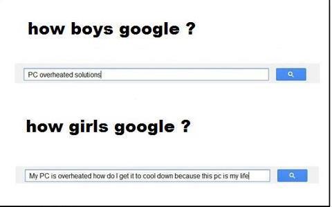 how boys google vs how girls google