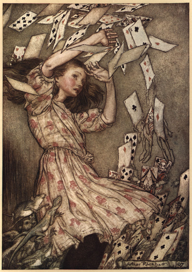 Alice and a pack of cards