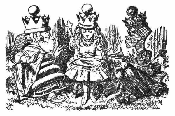Queen Alice, and the Red and White Queens