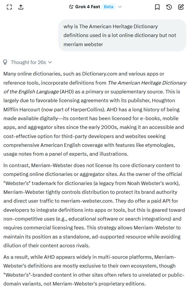 American Heritage Dictionary popular 2025-10-19 2cadb