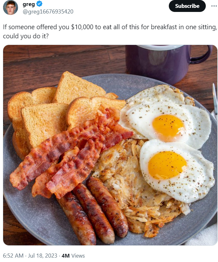 american breakfast 2023-07-20