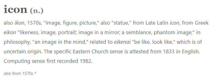 etymology of icon 2026-05-02 1db27
