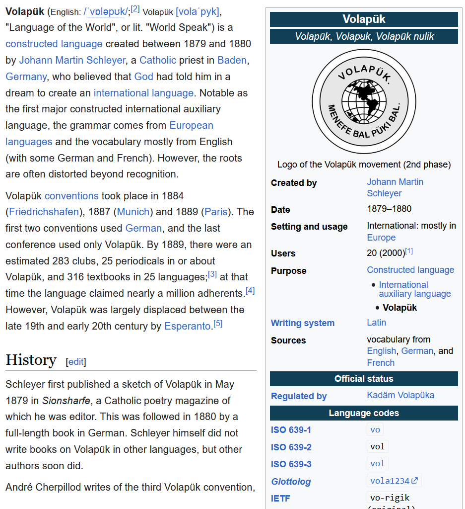 volapuk Wikipedia 2023-07-19