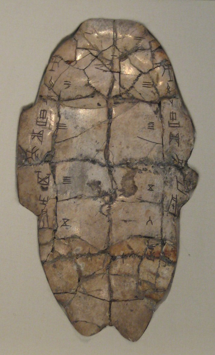 Shang dynasty inscribed tortoise plastron-s