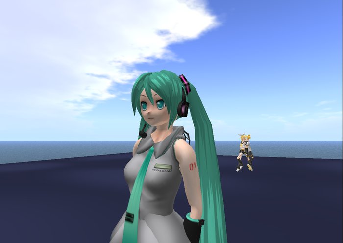 Hatsune Miku Vocaloid Second Life 2