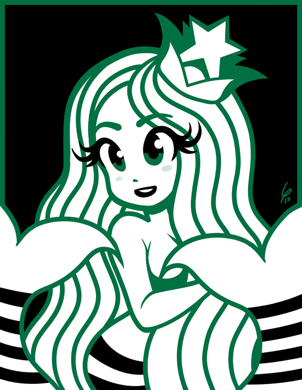 starbucks logo by louistrations 35296